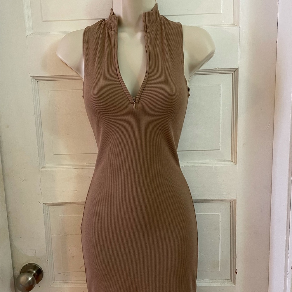Sexy fitted shirt dress